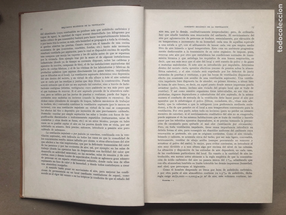 Libros de segunda mano: CALEFACCI&Oacute;N Y VENTILACI&Oacute;N DE EDIFICIOS. VV.AA. EDITORIAL GUSTAVO GILI 1945. - Foto 3