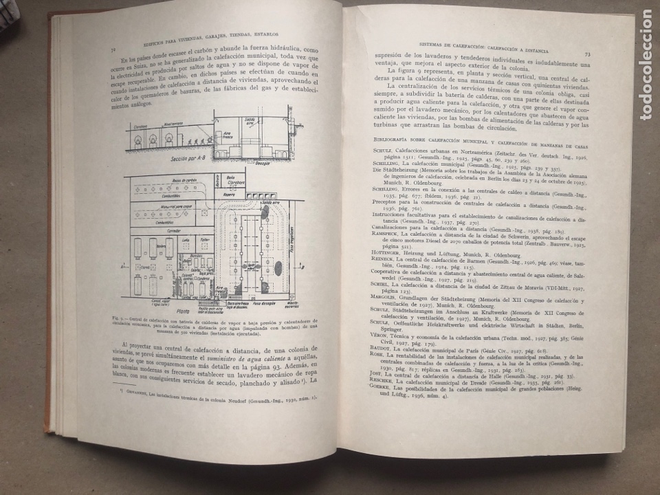 Libros de segunda mano: CALEFACCI&Oacute;N Y VENTILACI&Oacute;N DE EDIFICIOS. VV.AA. EDITORIAL GUSTAVO GILI 1945. - Foto 4