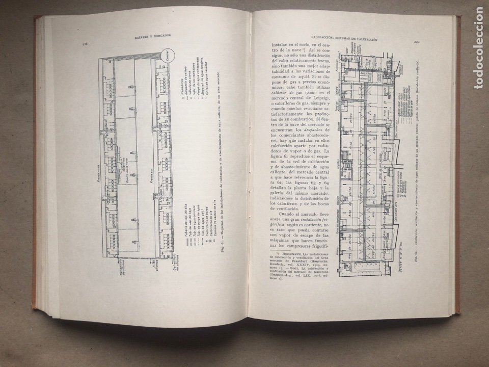Libros de segunda mano: CALEFACCI&Oacute;N Y VENTILACI&Oacute;N DE EDIFICIOS. VV.AA. EDITORIAL GUSTAVO GILI 1945. - Foto 6