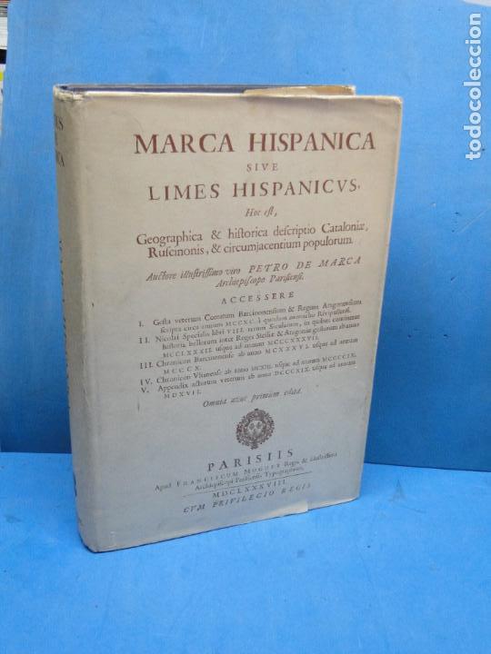 Libros de segunda mano: MARCA HISPANICA sive LIMES HISPANICUS.- Petrus de Marca - Foto 1