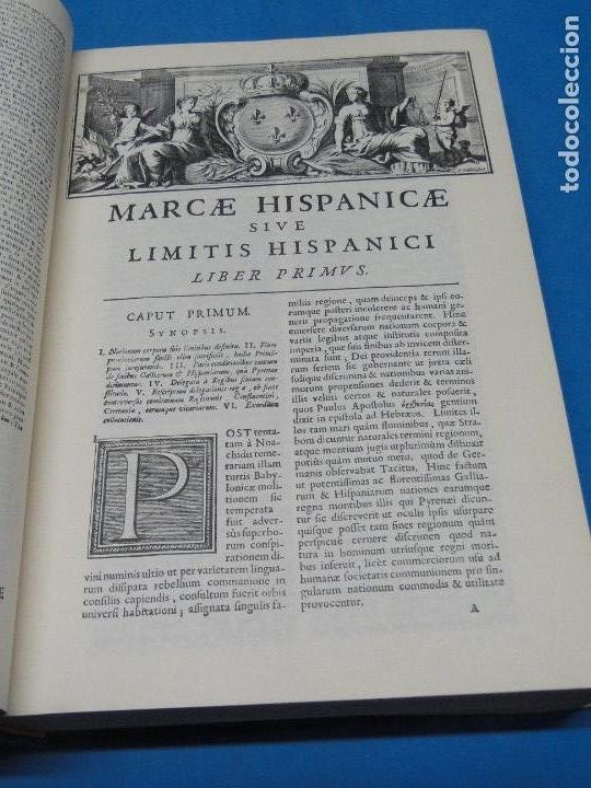 Libros de segunda mano: MARCA HISPANICA sive LIMES HISPANICUS.- Petrus de Marca - Foto 5