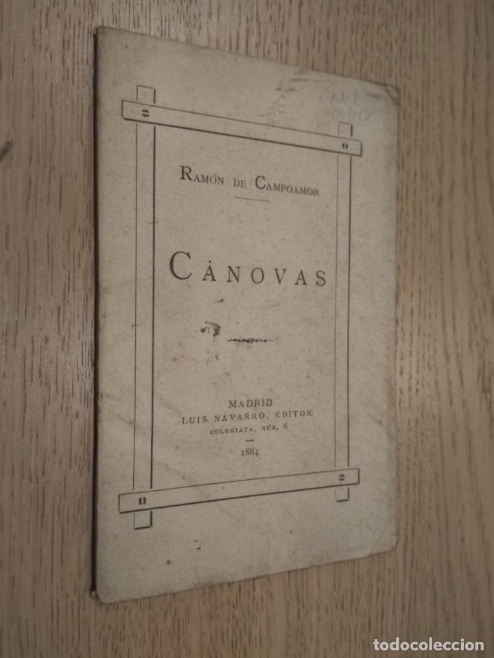 Libros de segunda mano: CANOVAS. RAMON DE CAMPOAMOR. MADRID 1884 - Foto 1