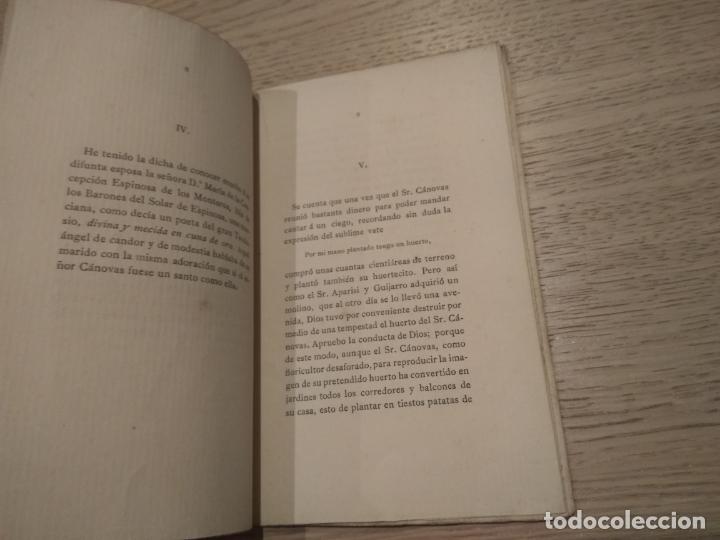 Libros de segunda mano: CANOVAS. RAMON DE CAMPOAMOR. MADRID 1884 - Foto 2