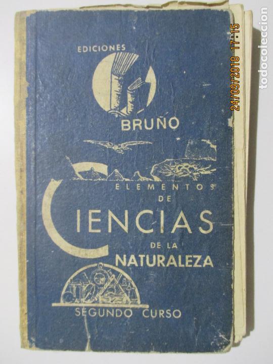 Libros de segunda mano: ELEMENTOS DE CIENCIAS DE LA NATURALEZA. SEGUNDO CURSO. EDICIONES BRU&Ntilde;O. - Foto 1