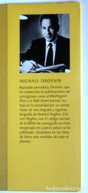 Libros de segunda mano: EL CODIGO SECRETO DE LA BIBLIA - MICHAEL DROSNIN - EDICION EN TAPAS DURAS DEL CIRCULO DE LECTORES - Foto 3