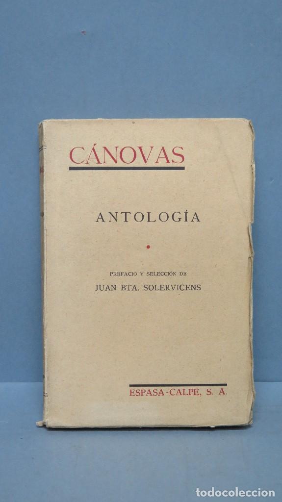 Libros de segunda mano: 1941.- C&aacute;novas. Antolog&iacute;a - Foto 1