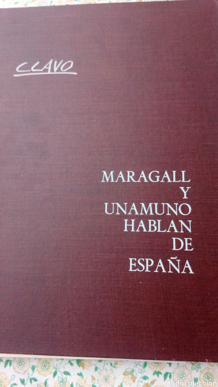Libros de segunda mano: MARAGALL Y UNAMUNO HABLAN DE ESPA&Ntilde;A