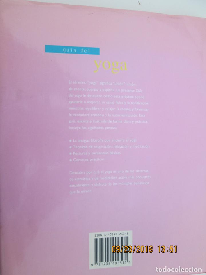 Libros de segunda mano: GU&Iacute;A DEL YOGA - JANICE  JERUSALIM - PARRAGON 2004 - Foto 3