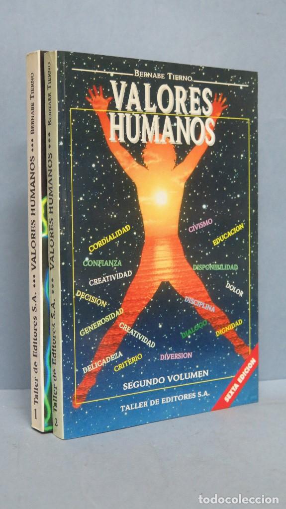 Libros de segunda mano: VALORES HUMANOS. BERNABE TIERNO. 2 TOMOS - Foto 1