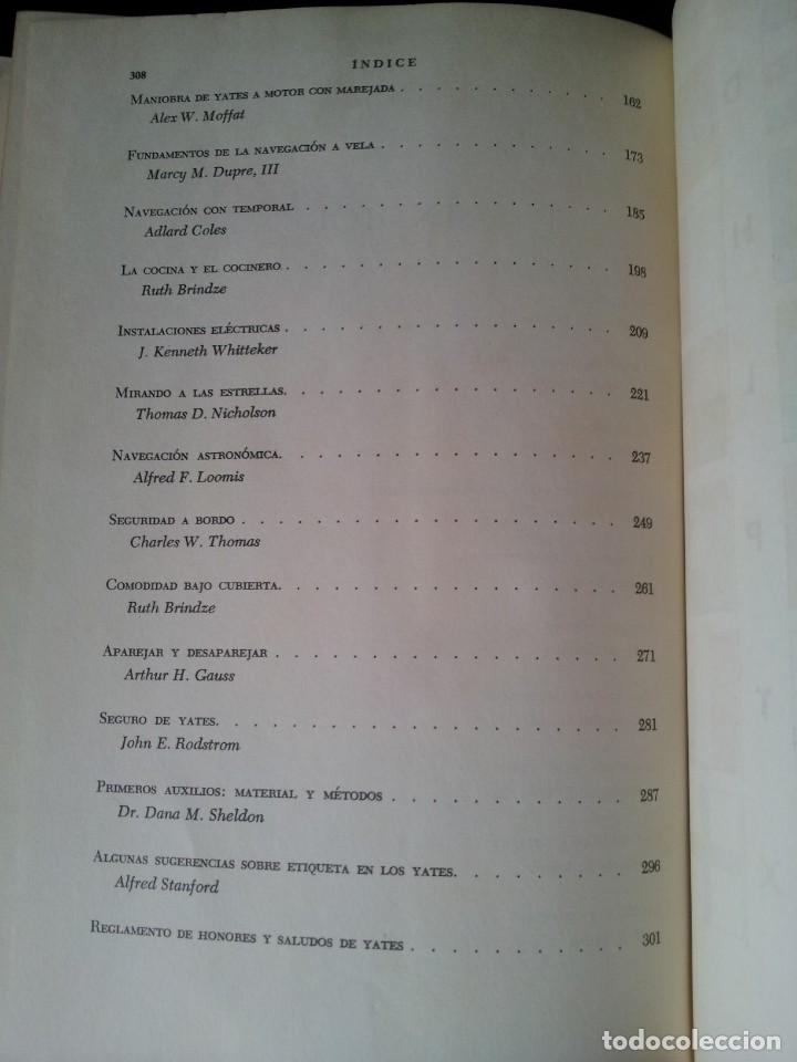Libros de segunda mano: RUTH BRINDZE - EL LIBRO DE LOS EXPERTOS EN YATES - EDICIONES GARRIGA 1&ordf; EDICI&Oacute;N 1960 - Foto 8