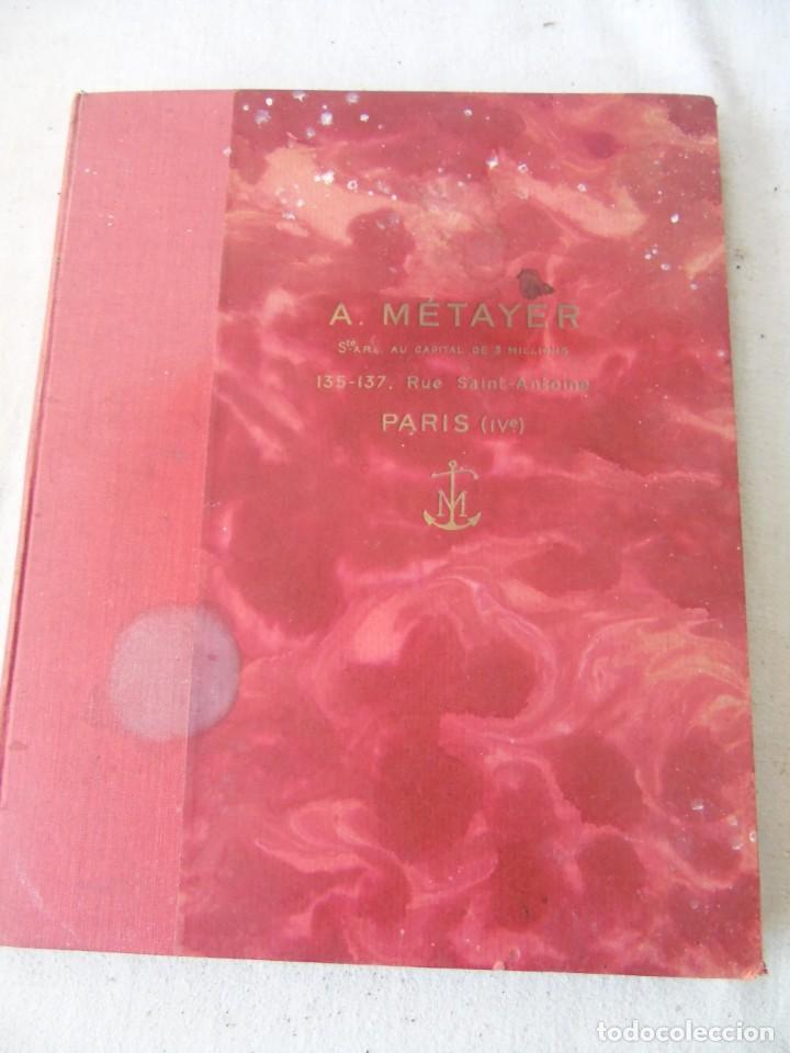 Libros de segunda mano: CATALOGO MANUFACTURAS DE MARINA barco nautico A METAYER A&Ntilde;OS 1930 TODO SOBRE ARTICULOS DE MARINA