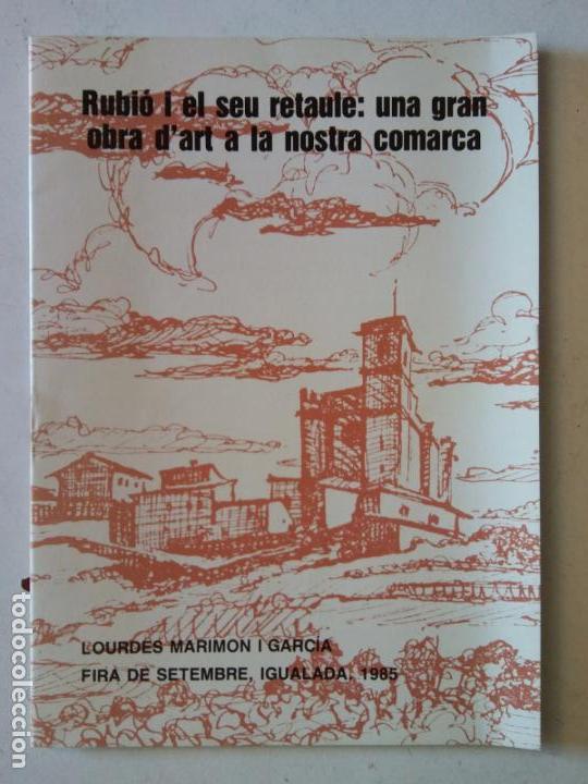 Bjs. rubio i el seu retable. igualada. brumart - Vendido en Venta Directa -  135207126