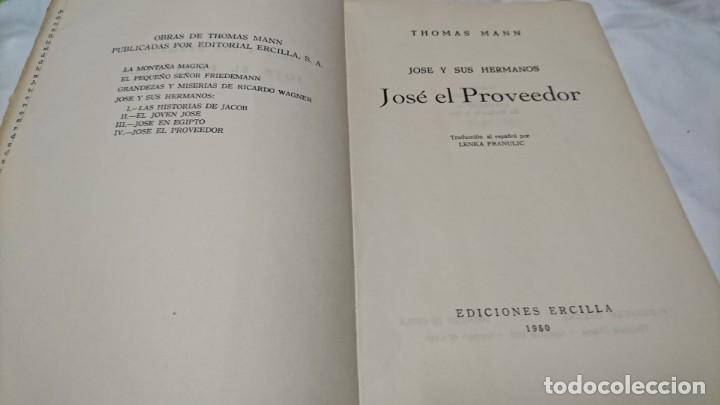 Libros de segunda mano: JOS&Eacute; EL PROVEEDOR, THOMAS MANN, 1950 - Foto 2
