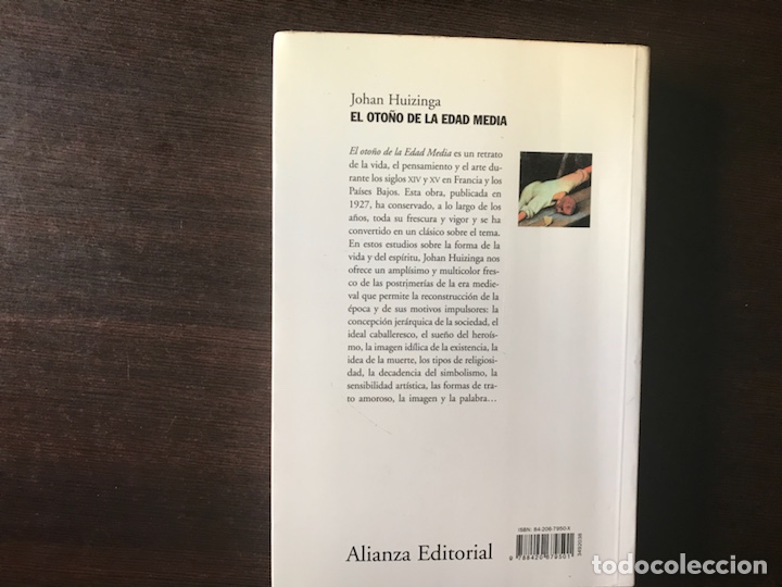 Libros de segunda mano: El oto&ntilde;o de la Edad Media. Johan Huizinga. Alianza Ensayo - Foto 2