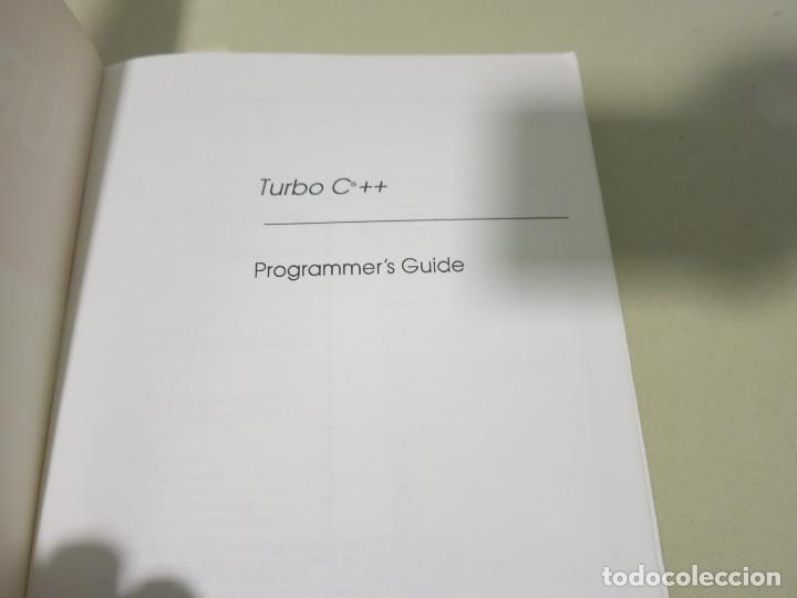 Libros de segunda mano: INFORMATICA TURBO C++ BORLAND GUIA DEL PROGRAMADOR EN INGLES - Foto 2