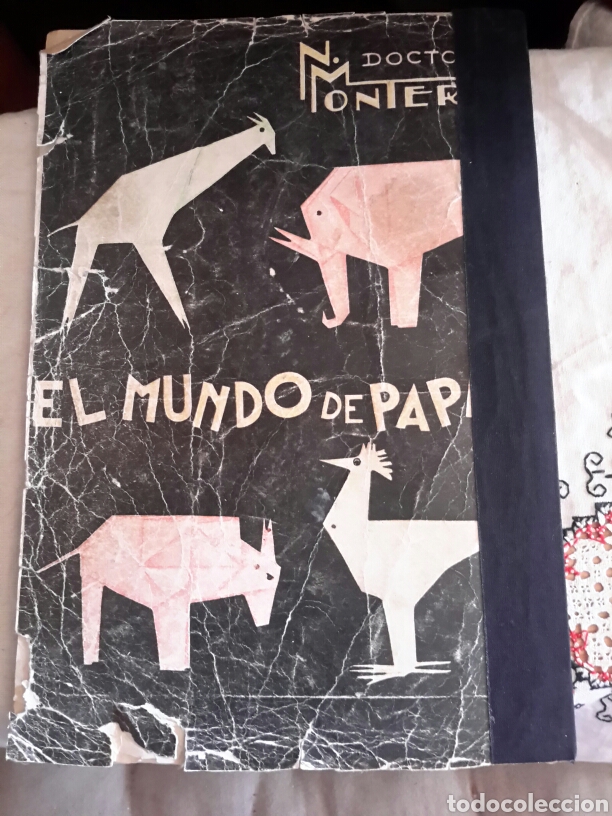 Libros de segunda mano: El mundo del papel,antiguo libro de papiroflexia - Foto 2