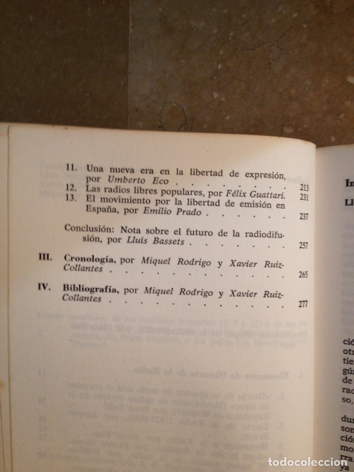 Libros de segunda mano: De las ondas rojas a las radios libres (Llu&iacute;s Bassets) - Foto 4