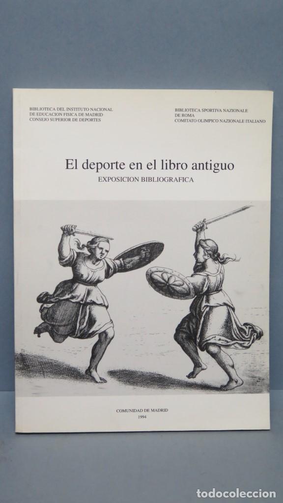 Libros de segunda mano: EL DEPORTE EN EL LIBRO ANTIGUO - Foto 1