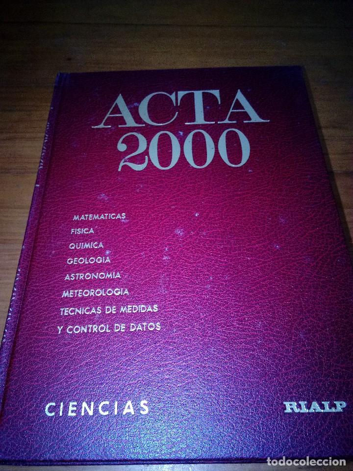 Libros de segunda mano: ACTA 2000. CIENCIAS. - Foto 1