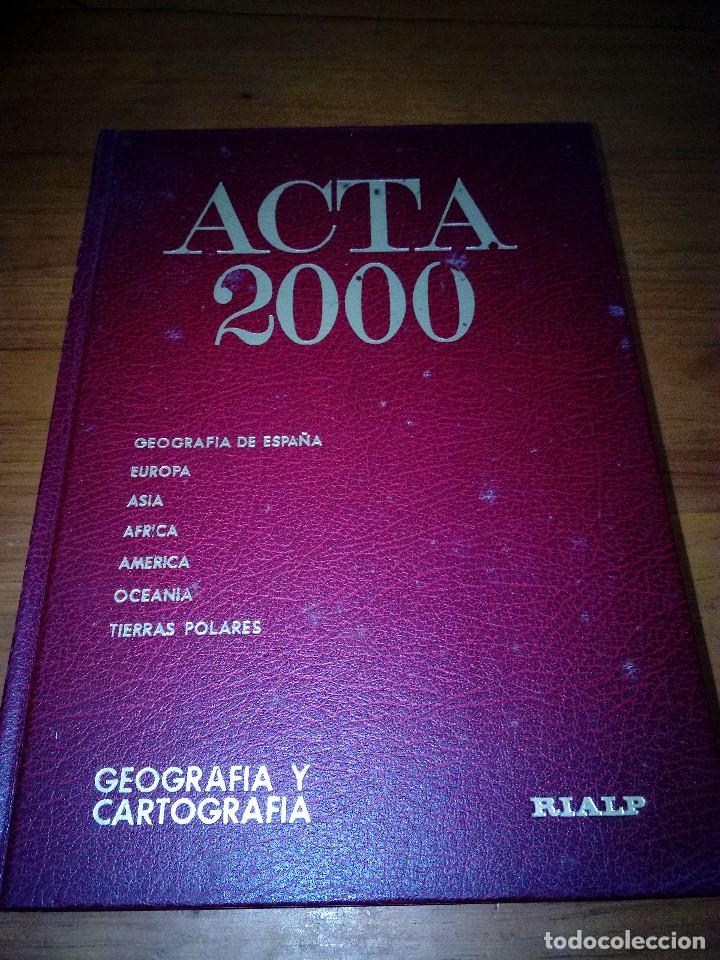 Libros de segunda mano: ACTA 2000. GEOGRAFIA Y CARTOGRAFIA. - Foto 1