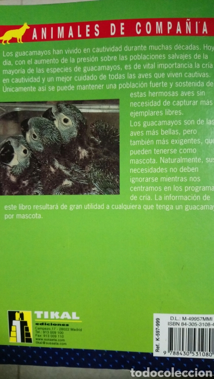 Libros de segunda mano: EL NUEVO LIBRO DE LOS GUACAMAYOS - EDITORIAL TIKAL - - Foto 3
