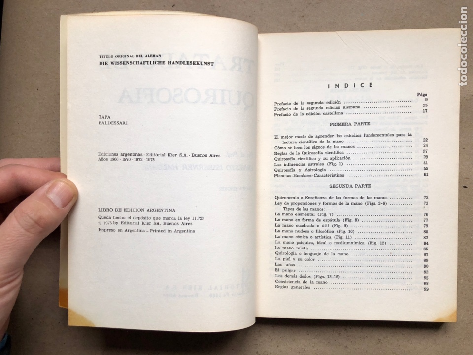 Libros de segunda mano: TRATADO DE QUIROSOFIA. ERNESTO ISSBERNER HALDANE. EDITORIAL KIER 1975. - Foto 3