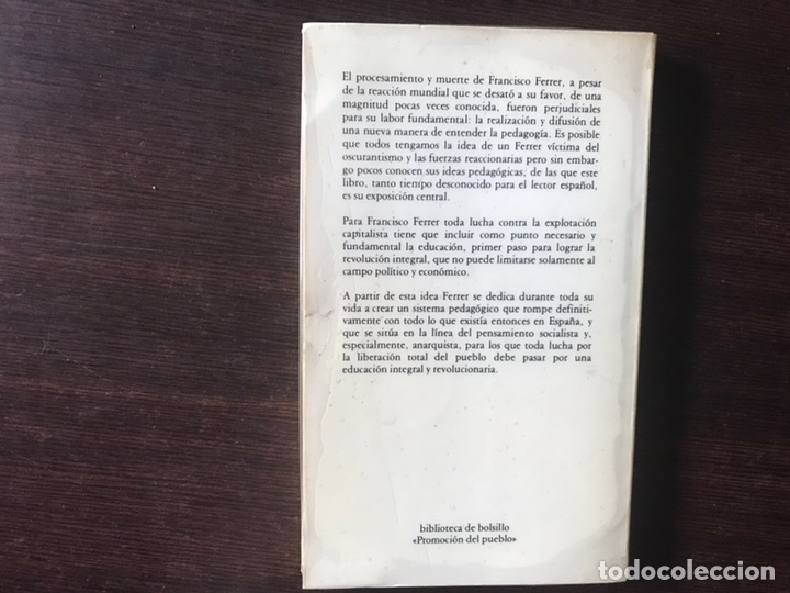 Libros de segunda mano: La escuela moderna. Francisco Ferrer i Guardia - Foto 2