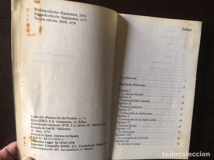 Libros de segunda mano: La escuela moderna. Francisco Ferrer i Guardia - Foto 3