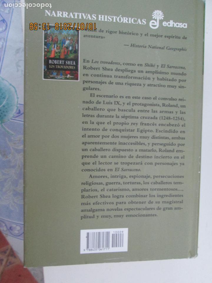 Libros de segunda mano: LOS TROVADORES -  ROBERT SHEA - EDITORIAL  EDHASA - Foto 2