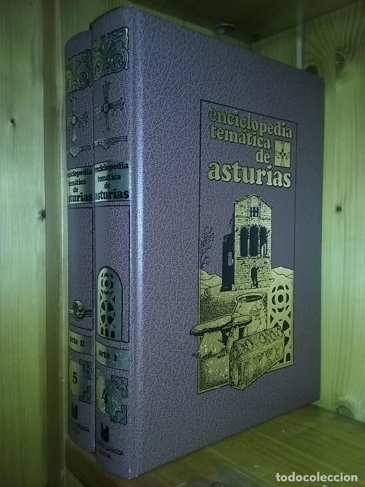 Second hand books: ARTE I Y II, ENCICLOPEDIA TEMATICA DE ASTURIAS TOMOS 4 Y 5, SILVERIO CA&Ntilde;ADA EDITOR, 1981