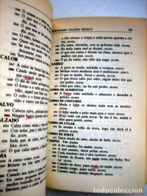 Libros de segunda mano: Refraneiro galego b&aacute;sico, de Xes&uacute;s Ferro Ruibal - Foto 3