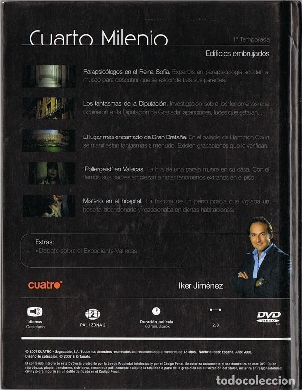 Libros de segunda mano: CUARTO MILENIO EDIFICIOS EMBRUJADOS N&ordm; 2 IKER JIM&Eacute;NEZ (LIBRO DVD) - Foto 2