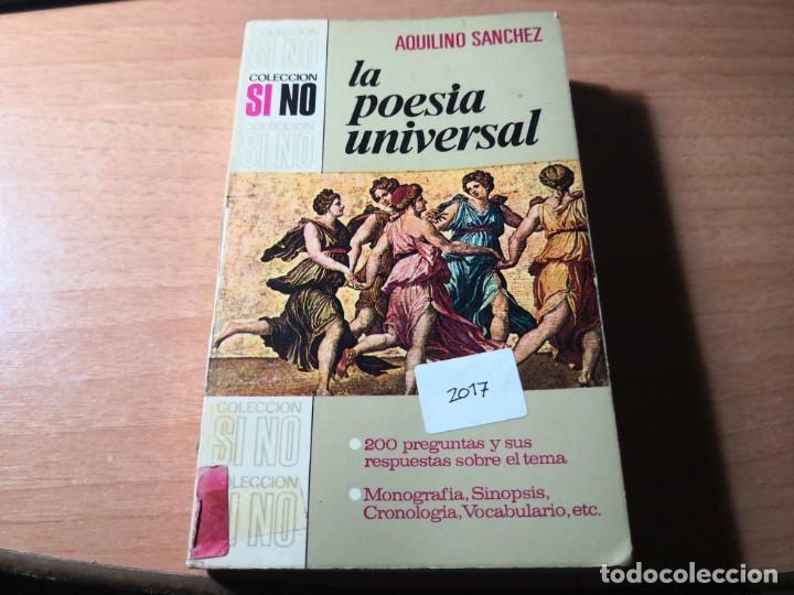 Libros de segunda mano: LA POESIA UNIVERSAL  Aquilino S&aacute;nchez - Foto 1