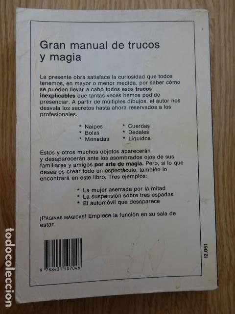 Libros de segunda mano: Gran Manual de Trucos y Magia Patrick Page Editorial DE VECCHI 1990 - Foto 3