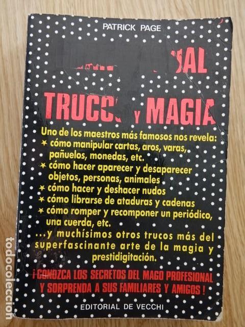 Libros de segunda mano: Gran Manual de Trucos y Magia Patrick Page Editorial DE VECCHI 1990 - Foto 1