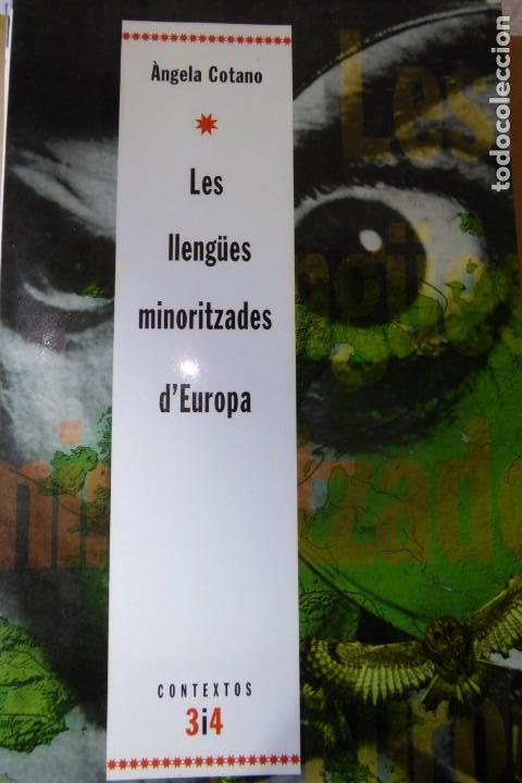 Libros de segunda mano: LES LLENG&Uuml;ES MINORITZADES DEUROPA. ANGELA COTANO. - Foto 1
