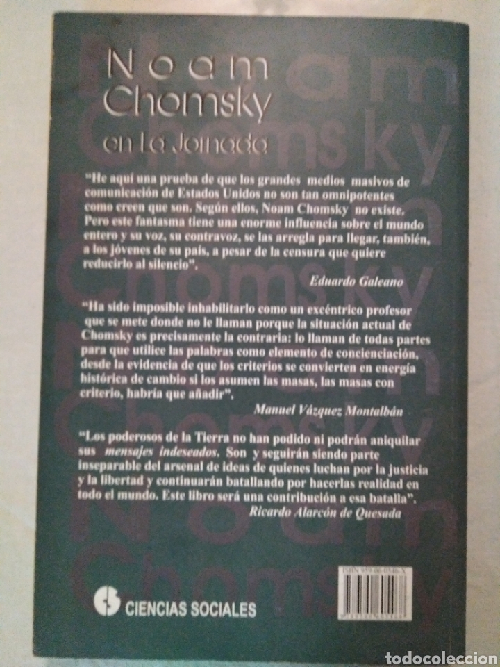 Libros de segunda mano: Noam Chomsky en La Jornada - Foto 2