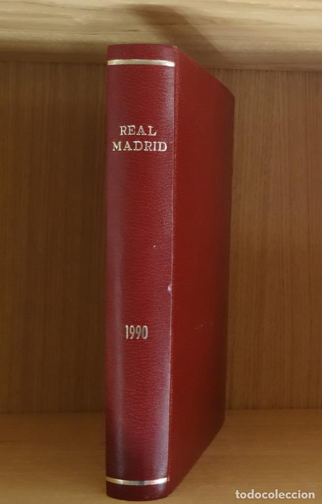 Libros de segunda mano: BOLET&Iacute;N INFORMATIVO REAL MADRID 1990 (A&Ntilde;O COMPLETO) - Foto 2