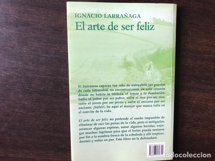 Libros de segunda mano: El arte de ser feliz. Ignacio Larra&ntilde;aga - Foto 2
