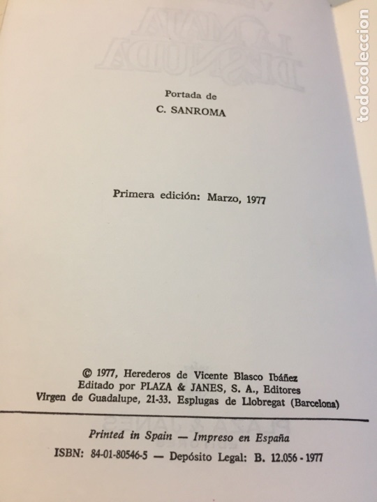 Libros de segunda mano: Libro La maja desnuda. V. Blasco Ib&aacute;&ntilde;ez - Foto 3