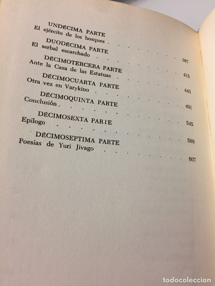 Libros de segunda mano: Libro El doctor Jivago. Boris L. Pasternak - Foto 5