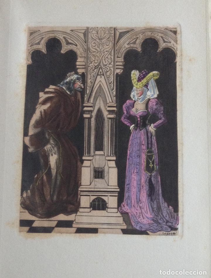 Libros de segunda mano: CONTES DE BOCCACE GRABADOS ORIGINALES DE JEAN GRADASSI EDICION NUMERADA - Foto 4
