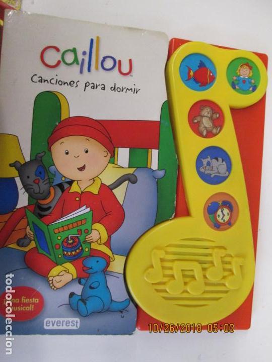 Libri di seconda mano: CAILLOU CANCIONES PARA DORMIR AUDIO CUENTO SONORO
