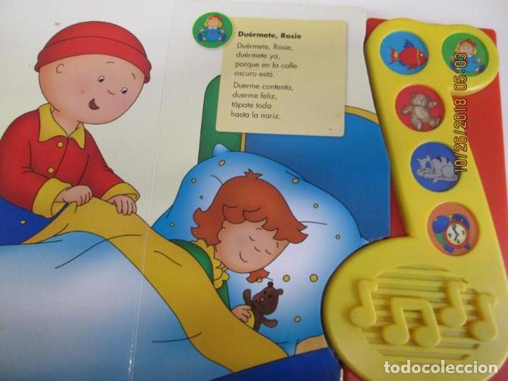 Libros de segunda mano: CAILLOU CANCIONES PARA DORMIR AUDIO CUENTO SONORO - Foto 2