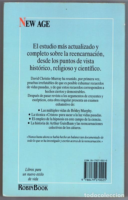 Libros de segunda mano: REENCARNACION DAVID CHRISTIE - MURRAY - Foto 2