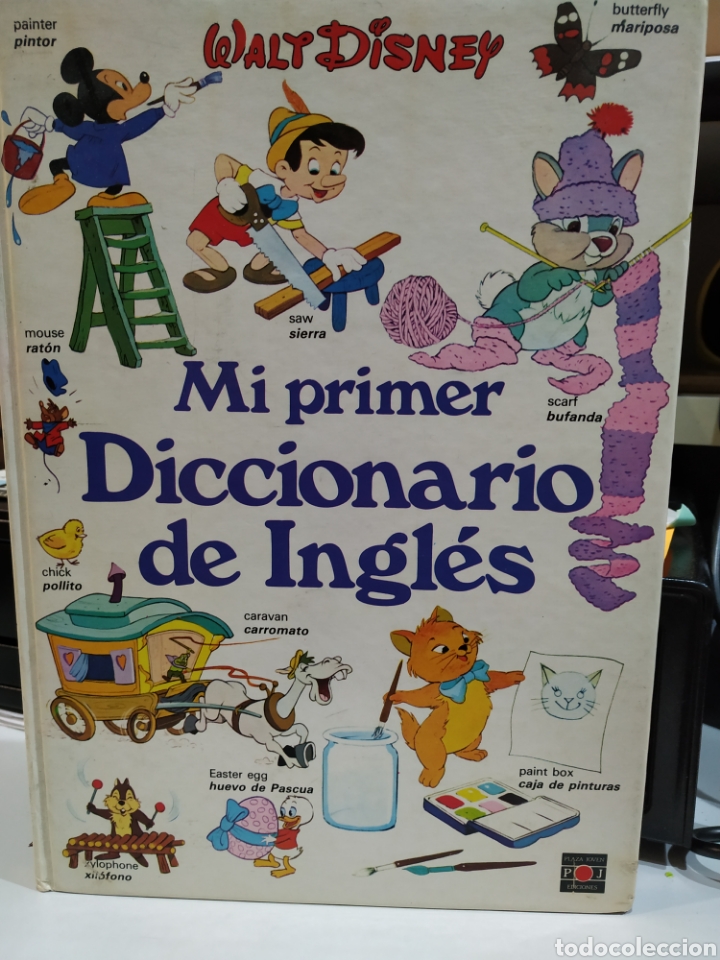 Libros de segunda mano: Mi primer diccionario de ingl&eacute;s. Walt Disney - Foto 1