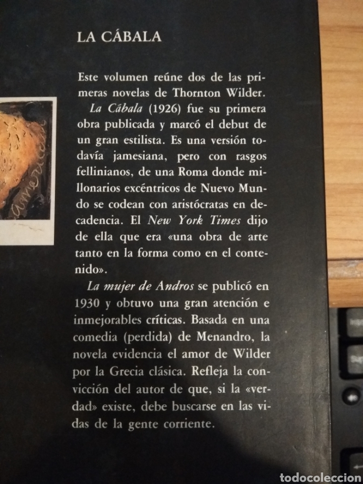 Libros de segunda mano: La C&aacute;bala. Thornton Wilder. Edhasa. ISBN 9788435008204 - Foto 2