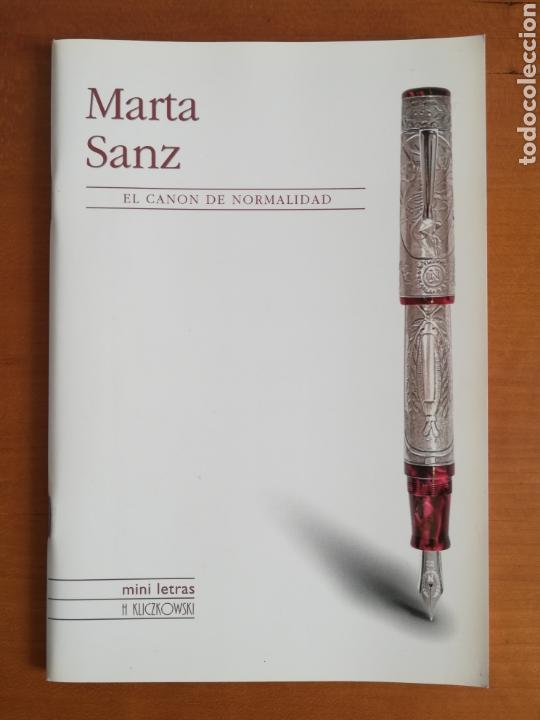 Libros de segunda mano: El Canon de Normalidad - Marta Sanz - Foto 1