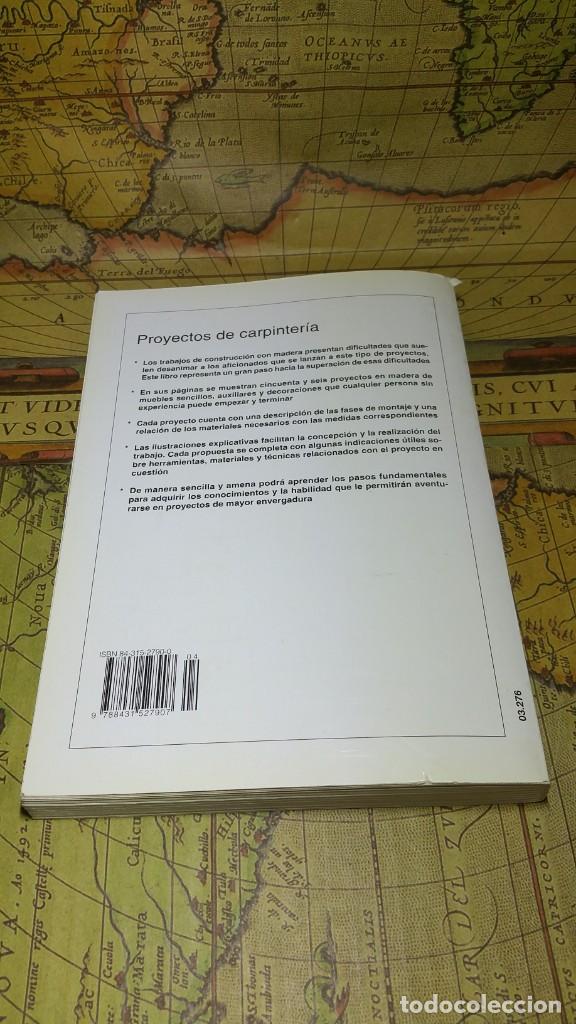 Libros de segunda mano: PROYECTOS DE CARPINTER&Iacute;A. FRANCESCO POGGI. EDITORIAL DE VECCHI 2004 - Foto 6