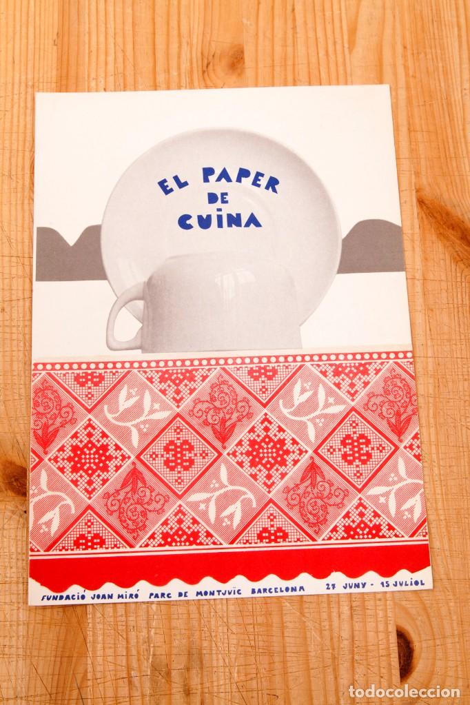 Libros de segunda mano: EL PAPER DE CUINA - DISSENY D&acute;ENRIC TORMO - FUNDACIO JOAN MIR&Oacute;